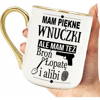 HRNEK PRO DĚDEČKA ELEGANTNÍ OD VNUČKY DÁREK KE DNI DĚDEČKŮ