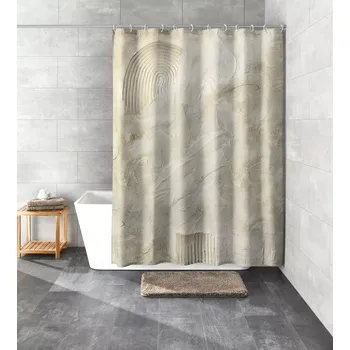 Sprchový závěs Kleine Wolke koupelnový závěs ART 180x200cm natur