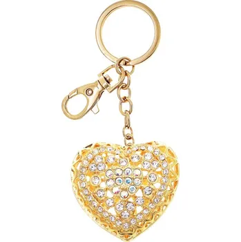 Bonbon Přívěsek na klíče zlaté srdce
