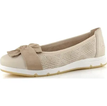 Dámské baleríny Rieker baleríny s mašlí perle/jute L3066-60 - 40 | P701037