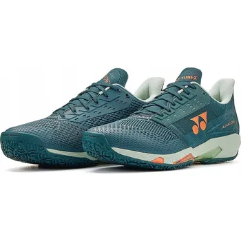 Pánská tenisová obuv Pánské tenisové boty YONEX AD-ACCEL CLAY TEAL GREEN, velikost 44