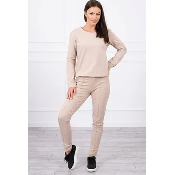 TopMode Jednobarevná dámská tepláková souprava 617077