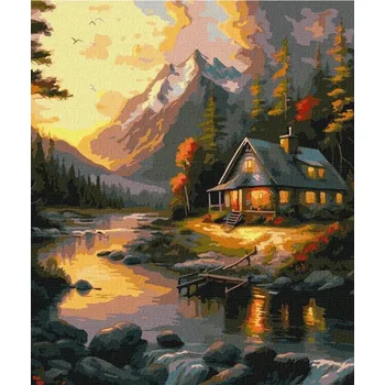 Obraz Obraz Malování podle čísel podzimní krajina 40x50 IDEYKA RÁM na dárek