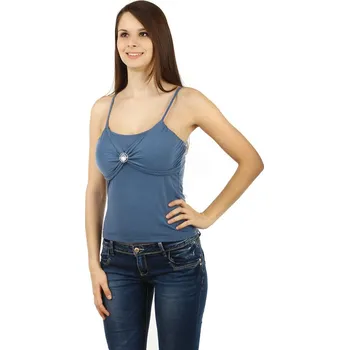 TopMode Dámské krátké tílko s ozdobou 47833