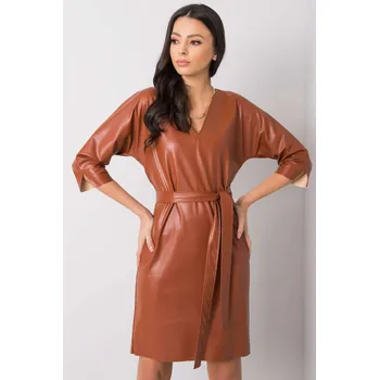 Dámské šaty TopMode Šaty z koženky 867282