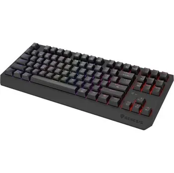 Klávesnice Genesis Thor 230 TKL Wireless černá RGB Outemu Silent Lemon NKG-2108