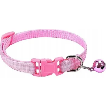 Obojek pro psa Surtep Animals Obojek pro koťata/kočky s kostkami 1x19-32cm Růžový