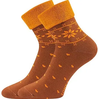 Dámské ponožky TopMode Froté ponožky s norským vzorem 1054508