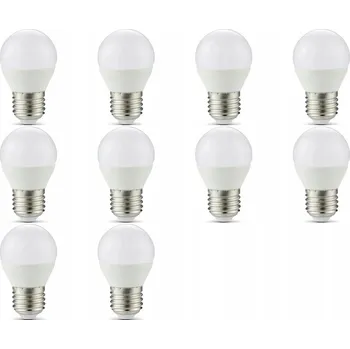 Žárovka LED žárovka Malá Koule Velký Závit E27 5W Teplá Bílá 3000K G45 SADA 10ks