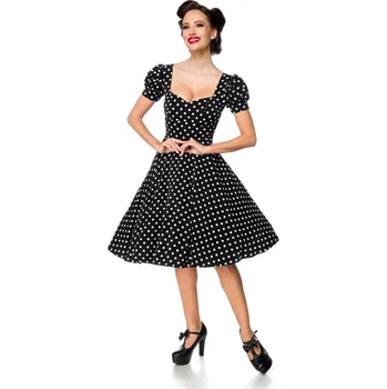 Dámské šaty TopMode Vintage puntíkaté šaty 940069