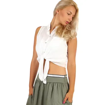 Dámská halenka TopMode Dámská letní halenka do pasu 136879