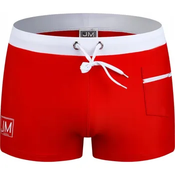 Pánské plavky Pánské plavky šortky na zavazování s kapsou kraťasy k vodě - XL