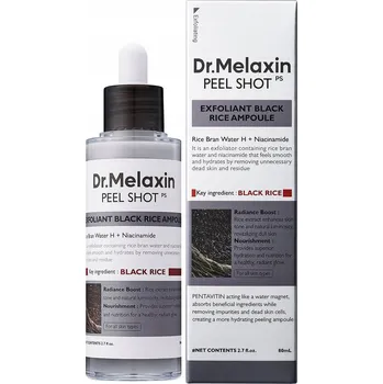 Pleťové sérum Dr.Melaxin Peel Shot Line Exfoliační Ampule S Extraktrem Z Černé Rýže 80 Ml