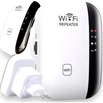 SILNÝ WIFI ZESILOVAČ SIGNÁLU REPEATER VELKÝ DOSAH 300 Mb/s WR03