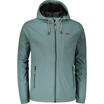 Pánská casual bunda Pánská bunda ALTISPORT CARLEY ŠEDOZELENÁ/ČERNÁ XXL