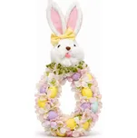 Velikonoce Slámový velikonoční věnec holka S25-24-36 18×6×36 cm