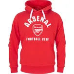 Arsenal FC Mikina Arsenal FC, červená, kapuce, klokaní kapsa Velikost: M