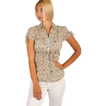 Dámská halenka TopMode Dámská halenka s květinovým potiskem 238618