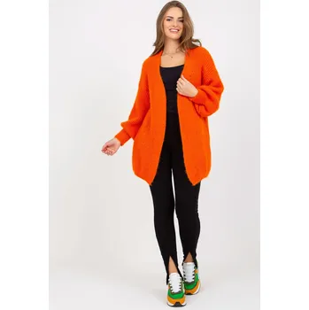 Dámský svetr TopMode Pletený chlupatý kardigan s vlnou 865750