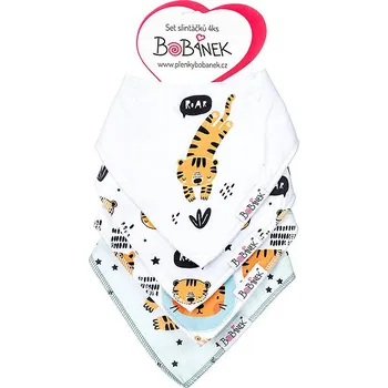 Bryndák Bobánek Set slintáčků 4 ks, Tygříci