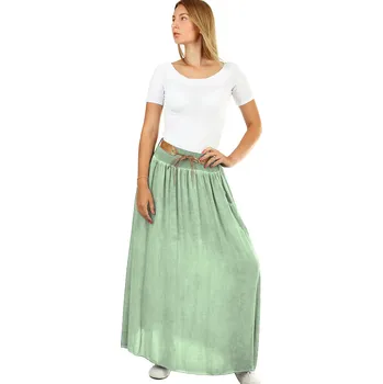 Dámská sukně TopMode Romantická dlouhá sukně s kapsami 550966