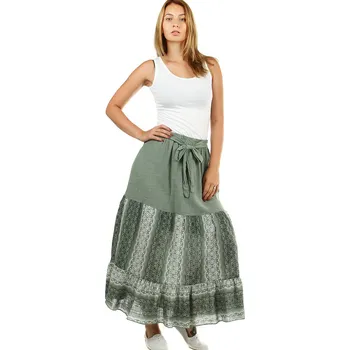 Dámská sukně TopMode Vzorovaná dámská maxi sukně 460779