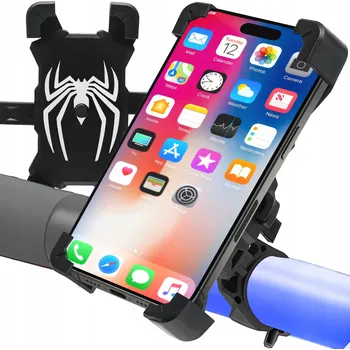 Držák na kolo RETOO na telefon 3,5-7" otočný o 360° černý