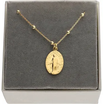 Náhrdelník Náhrdelník MEDAILONEK Matka Boží stříbro 925 pozlacené