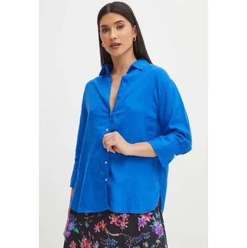 Pánská košile Lněná košile Medicine RS24.KDD902 modrá 55X, vel. M