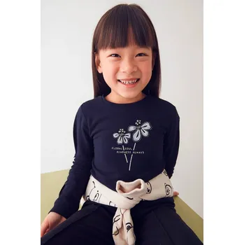 Dívčí tričko Bavlněné tričko s dlouhým rukávem Mayoral 178.6K.Mini.9BYA modrá 57X, vel. 116