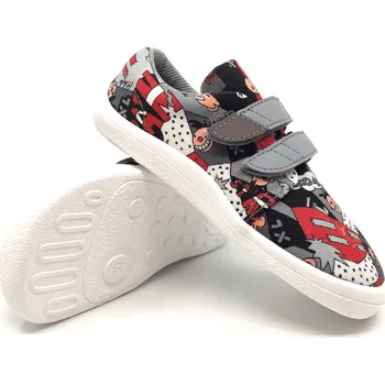 Chlapecká obuv Barefoot tenisky Beda Comics BF 0001/TEX/W 24, Vnitřní délka boty: 14,9 cm, Vnitřní šířka boty: 6,6 cm