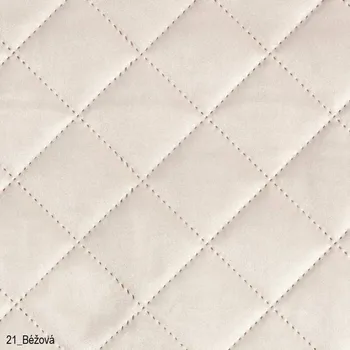 Přehoz na lůžko Sada hotelového přehozu a polštářků, VELVET: 21_Béžová Sada postel 90 cm (Jednolůžko): délka přehozu 170 x šíře 70 cm + polštář 50 x 50 cm 1 ks