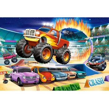 Puzzle Castorland MAXI Skákající Monster Truck 040308 40 dílků