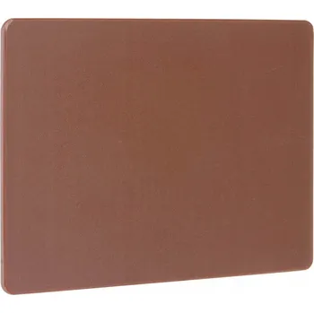 Kuchyňské prkénko GASTRONOMICKÁ KRÁJECÍ DESKA HACCP GN 1/2 HNĚDÁ NA MASO A UZENINY