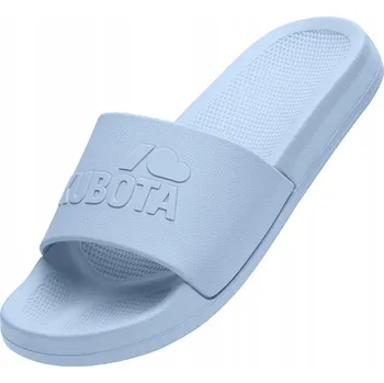 Dámské žabky NAZOUVÁKY BAZÉNOVÉ BASIC PLAIN DÁMSKÉ 36 MODRÉ KUBOTA GUMOVÉ LAKY 36