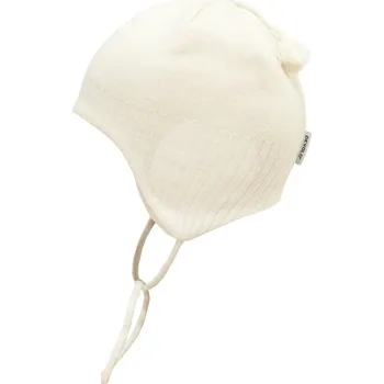 Čepice Dětská merino čepice pro miminka DEVOLD Hildre Merino Beanie Baby, Raw White - 50