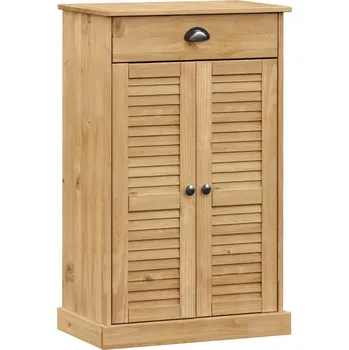 Botník Botník VIGO z masivního borovicového dřeva, 60 x 35 x 96 cm, medově hnědá