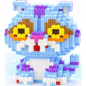 ostatní stavebnice KPOP LOVCI DÉMONŮ STAVEBNICE 3D FIGURKA KOČKA DERPY 1436 dílů - LOVKYNĚ DÉMONŮ