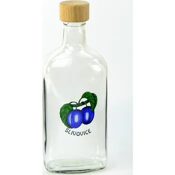 Láhev Láhev sklo 700ml GIN s víčkem ŠVESTKA