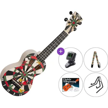 Strunný nástroj Mahalo MA1DR Art Series SET Šipky Sopránové ukulele