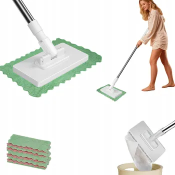 mop PLOCHÝ MOP, MOP NA PODLAHU, PLOCHÝ MOP NA ČIŠTĚNÍ PODLAH S DLOUHOU RUKOJETÍ