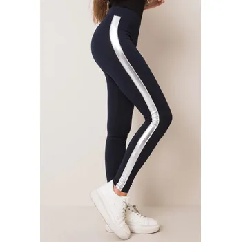 Dámské legíny TopMode Legíny s metalickým proužkem 896825
