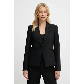 Dámské sako Vlněné sako BOSS Jia9 50546622 černá 99X, vel. 36