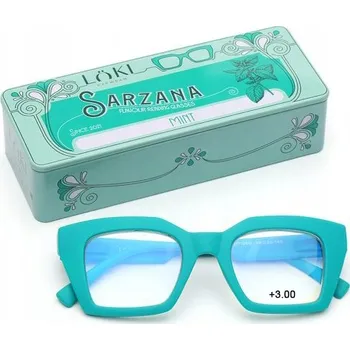 Brýle na čtení +3.0 Dioptrie LOKI - ITALY Brýle na počítač s filtrem modrého světla, čtecí brýle