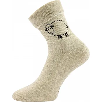 Dámské ponožky TopMode Hřejivé ponožky s volným lemem uvnitř počesané 1052280