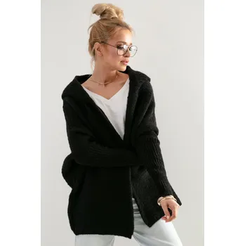 Dámský svetr TopMode Kardigan s kapucí 706977