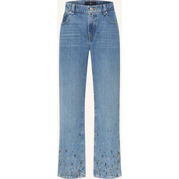 Dámské džíny 7 For All Mankind Dámské Rovné Džíny Calie S Ozdobnými...