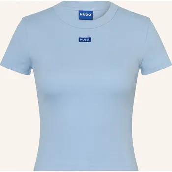 Dámské tričko Hugo Dámské Cropped Tričko, tmavě modrá, 34