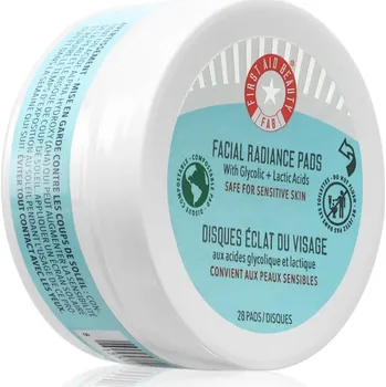 Pleťový peeling First Aid Beauty Facial Radiance Pads exfoliační polštářky pro rozjasnění a vyhlazení pleti 28 ks