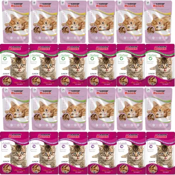 Krmivo pro kočku Benek Kapsičky pro kočky Junior Kitten MIX CHUTÍ v Želé a Omáčce 24x100g